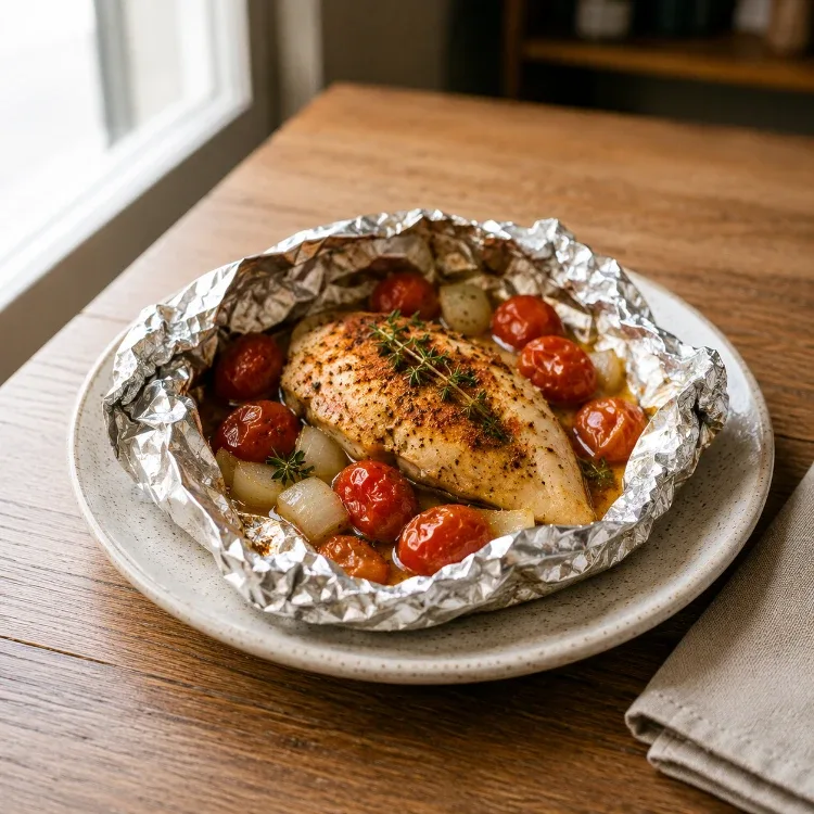 Frango em Papillote